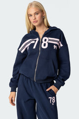 78 Bow Zip Up Hoodie