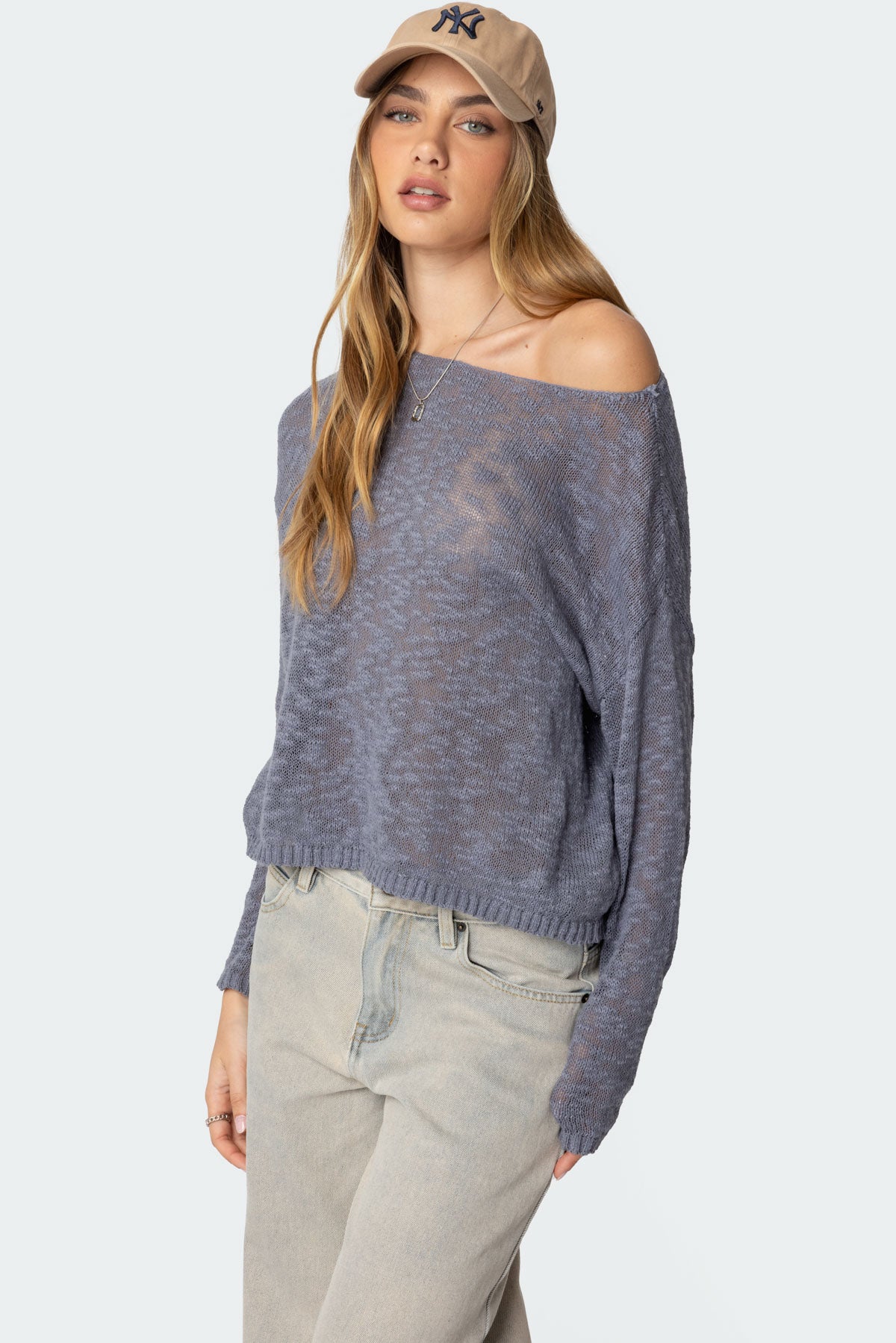 Bri Oversized Boat Neck Sweater