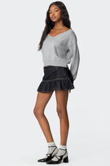 Eli Oversized V Neck Sweater