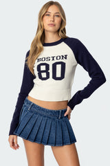 Boston Babe Raglan Sweater