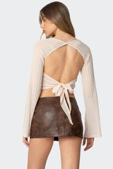 Rachelle Tied Backless Top