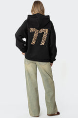 Leopard 77 Oversized Hoodie