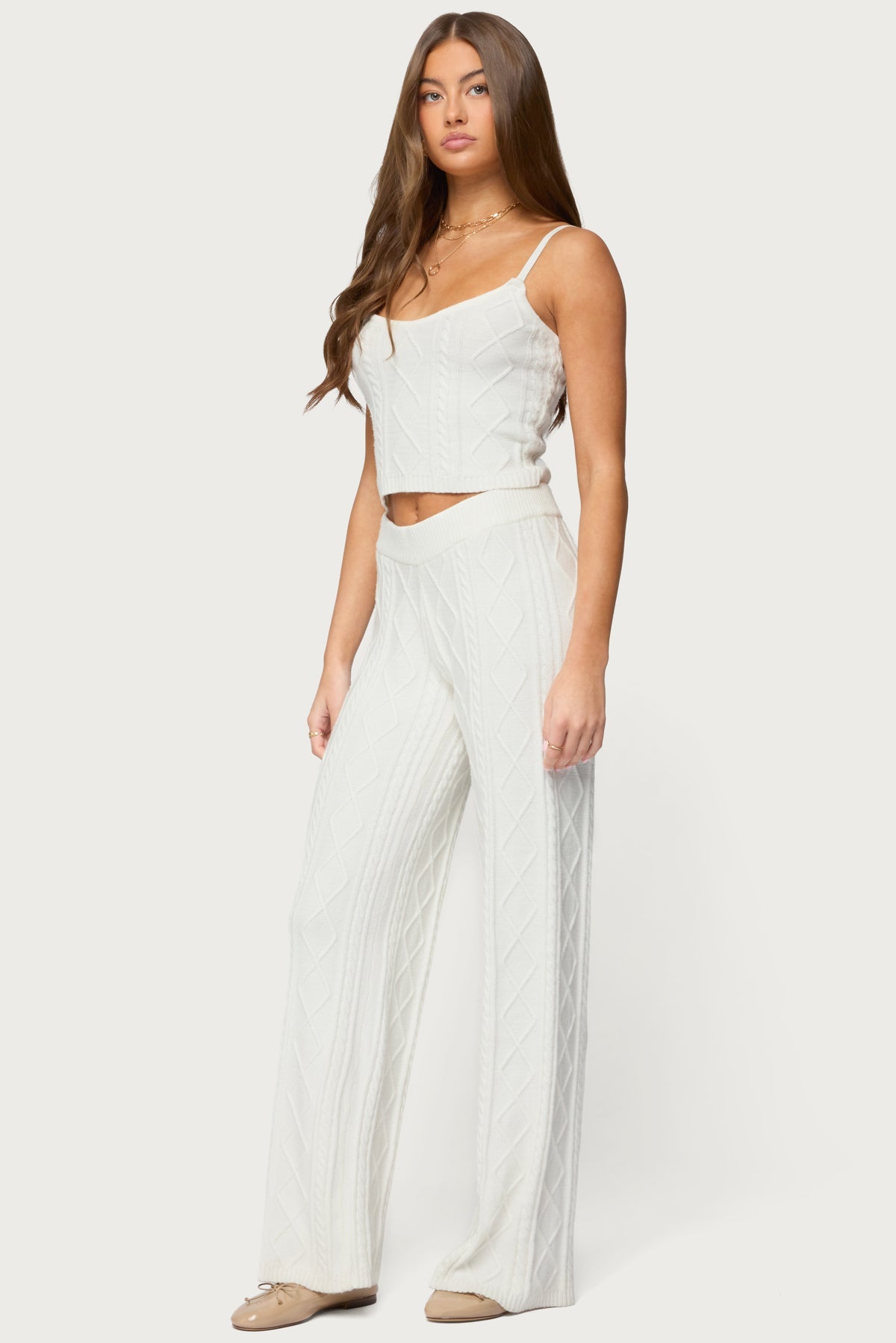 Louise Cable Knit Tank Top