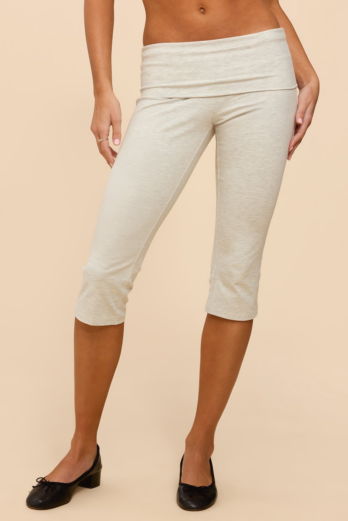 Rocio Foldover Capri Trousers