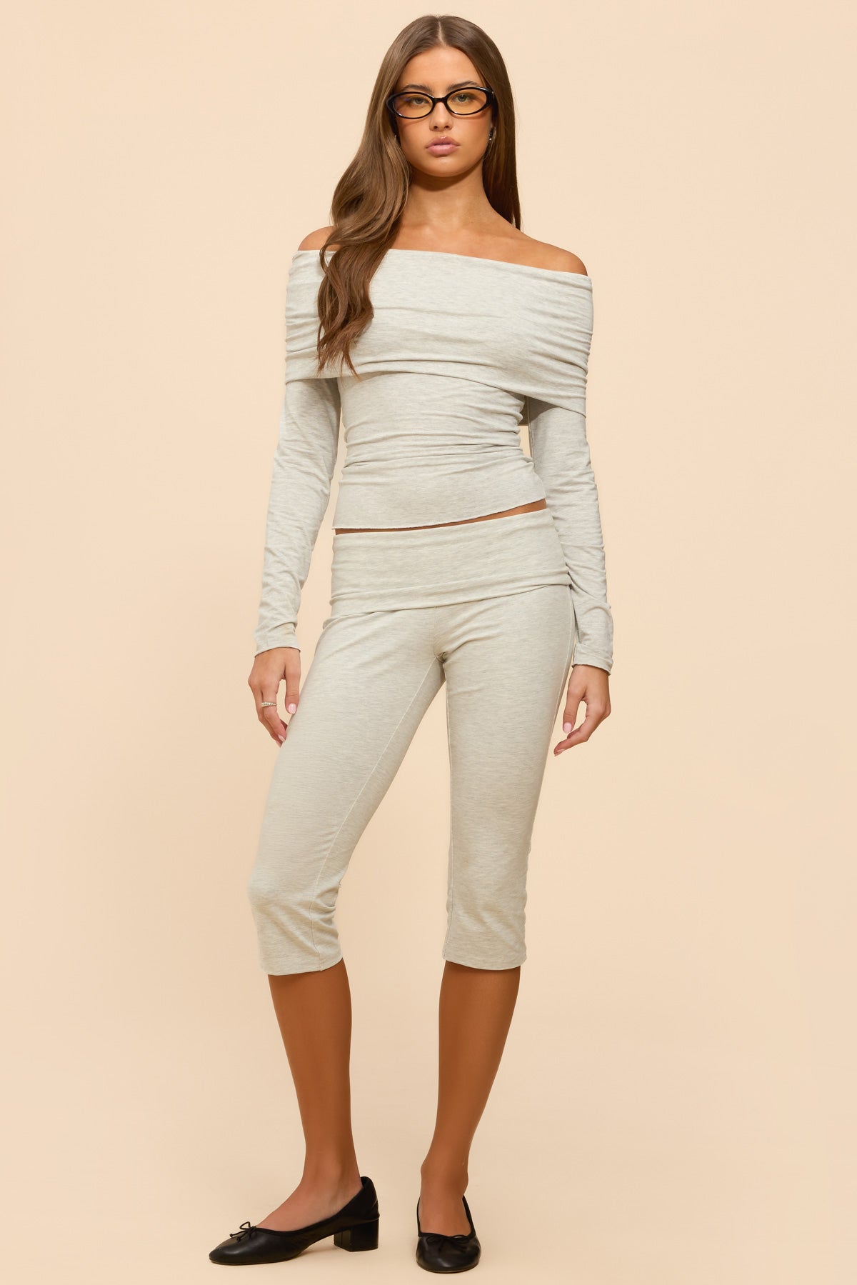 Habiba Foldover Off Shoulder Top