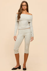 Habiba Foldover Off Shoulder Top