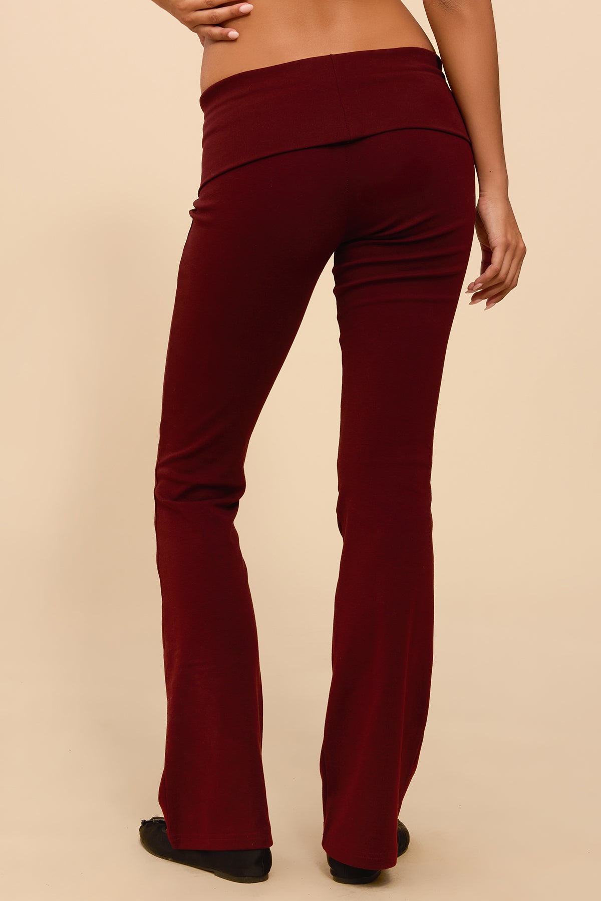 Ivanne Foldover Flared Trousers