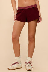 Noemi Stripey Foldover Shorts