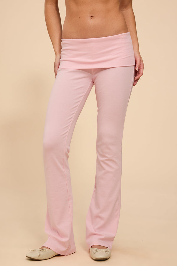 Ivanne Foldover Flared Trousers