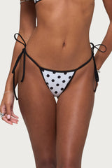 Tora Reversible Polka Dot String Bikini Bottom
