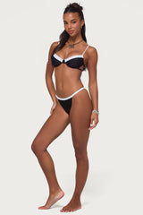 Atalia Contrast Cupped Bikini Top