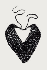 Sequin Crochet Waist Scarf