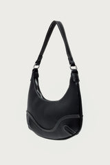 Contrast Stitch Faux Leather Bag