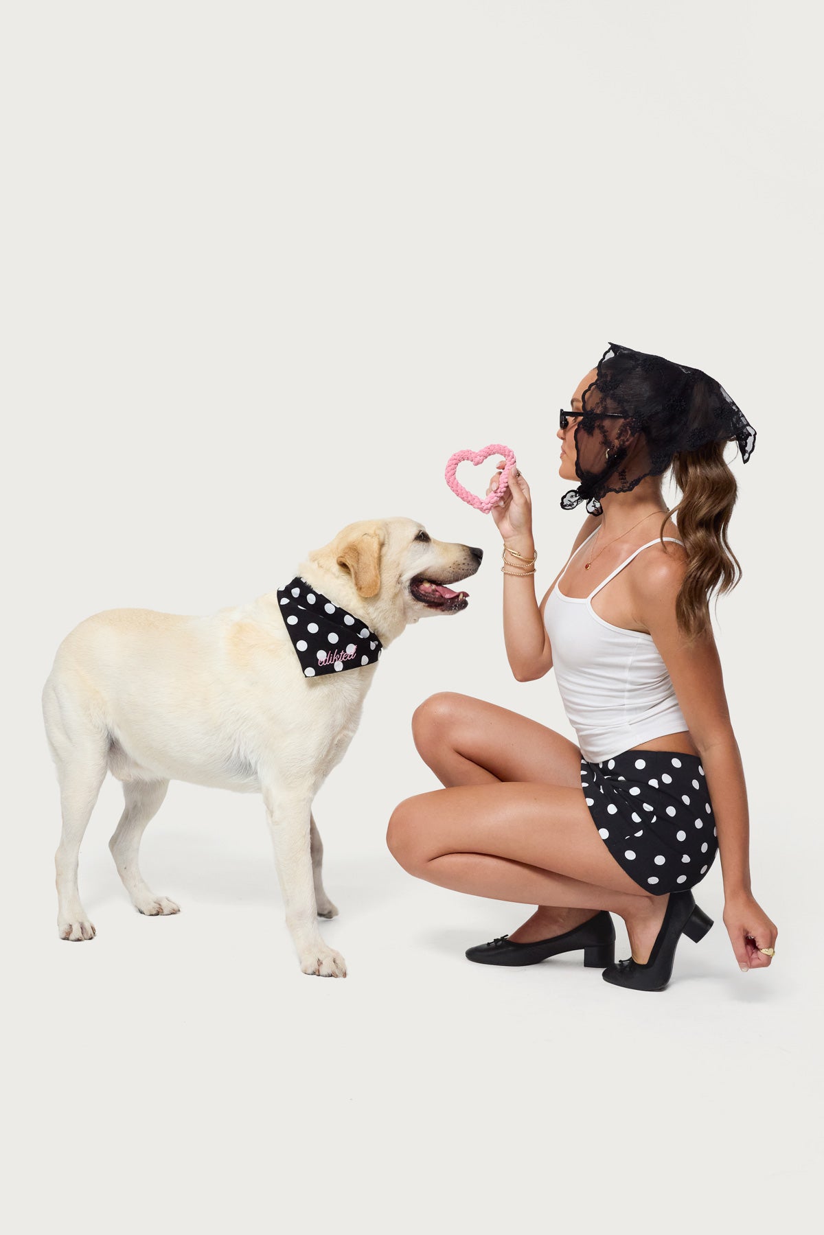 Fetching Heart Rope Toy