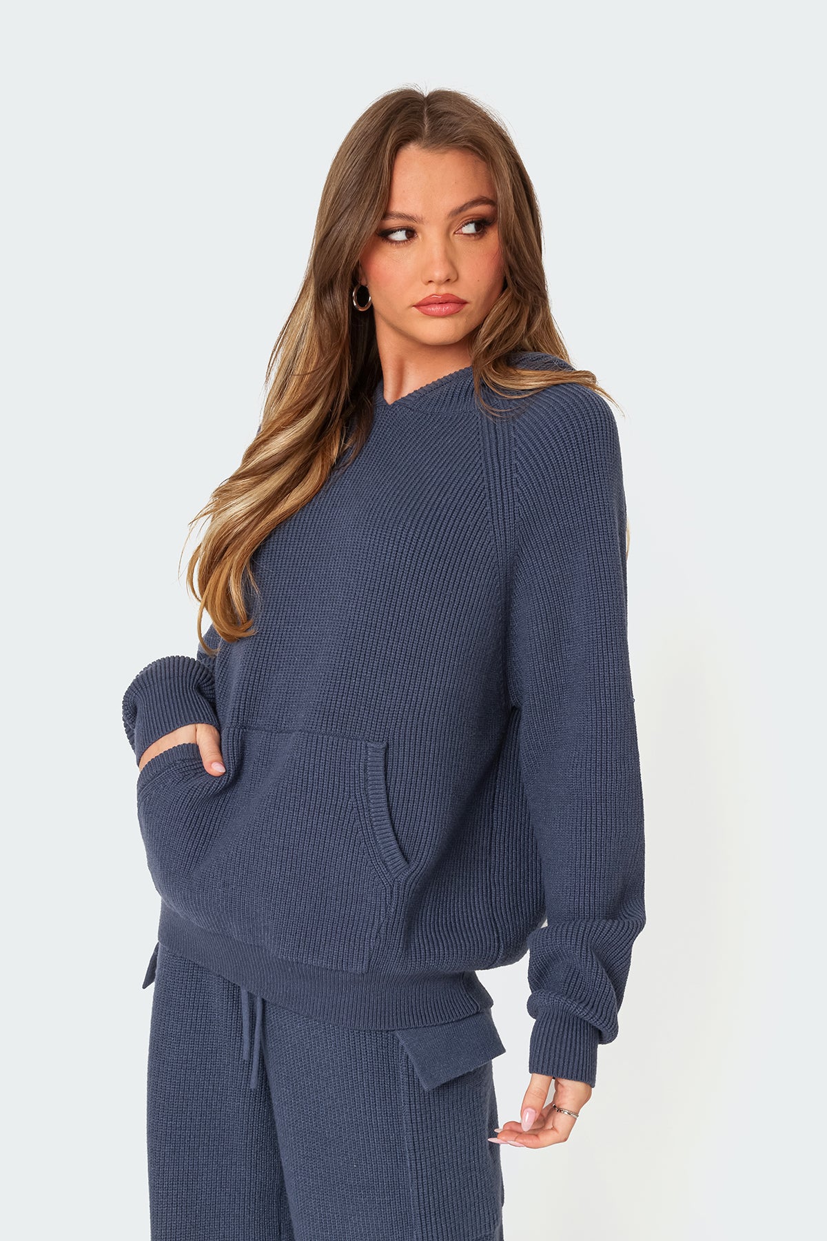 Wynter Oversized Knit Hoodie