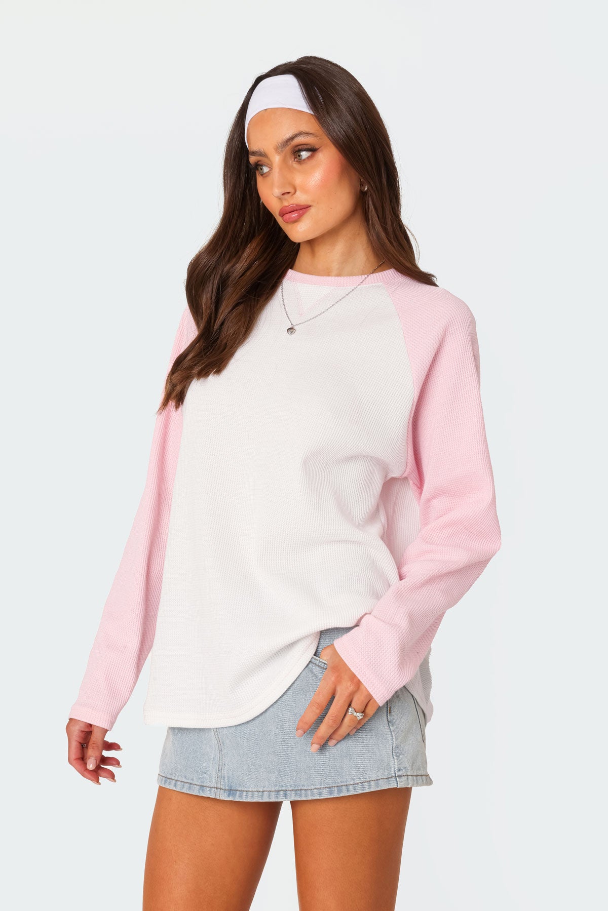 Me Time Oversized Waffle Top