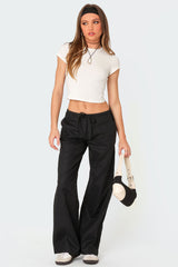 Maison Linen Look Pants