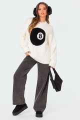 Magic 8 Oversized Chunky Knit Sweater