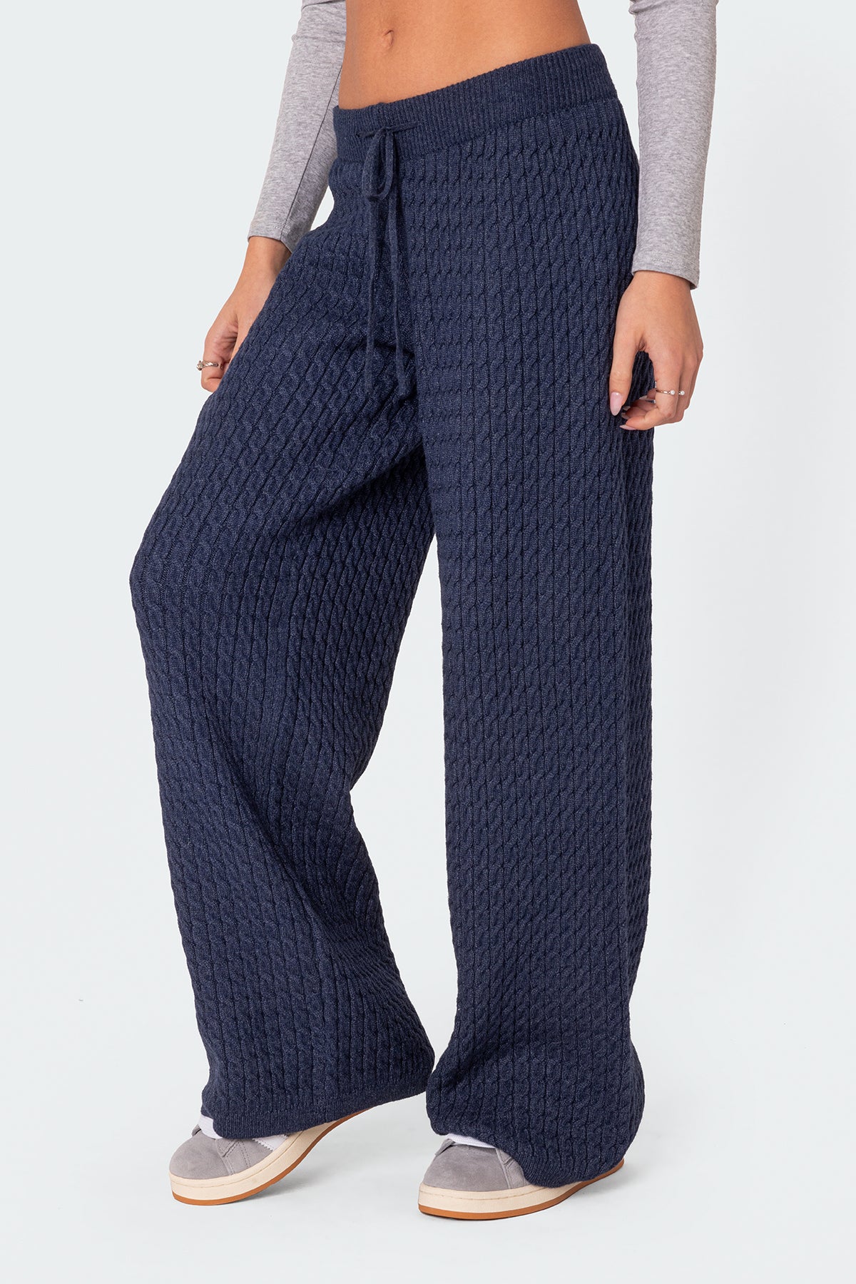 Portia Relaxed Cable Knit Pants