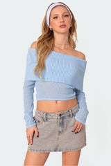 Lili Fold Over Knit Top