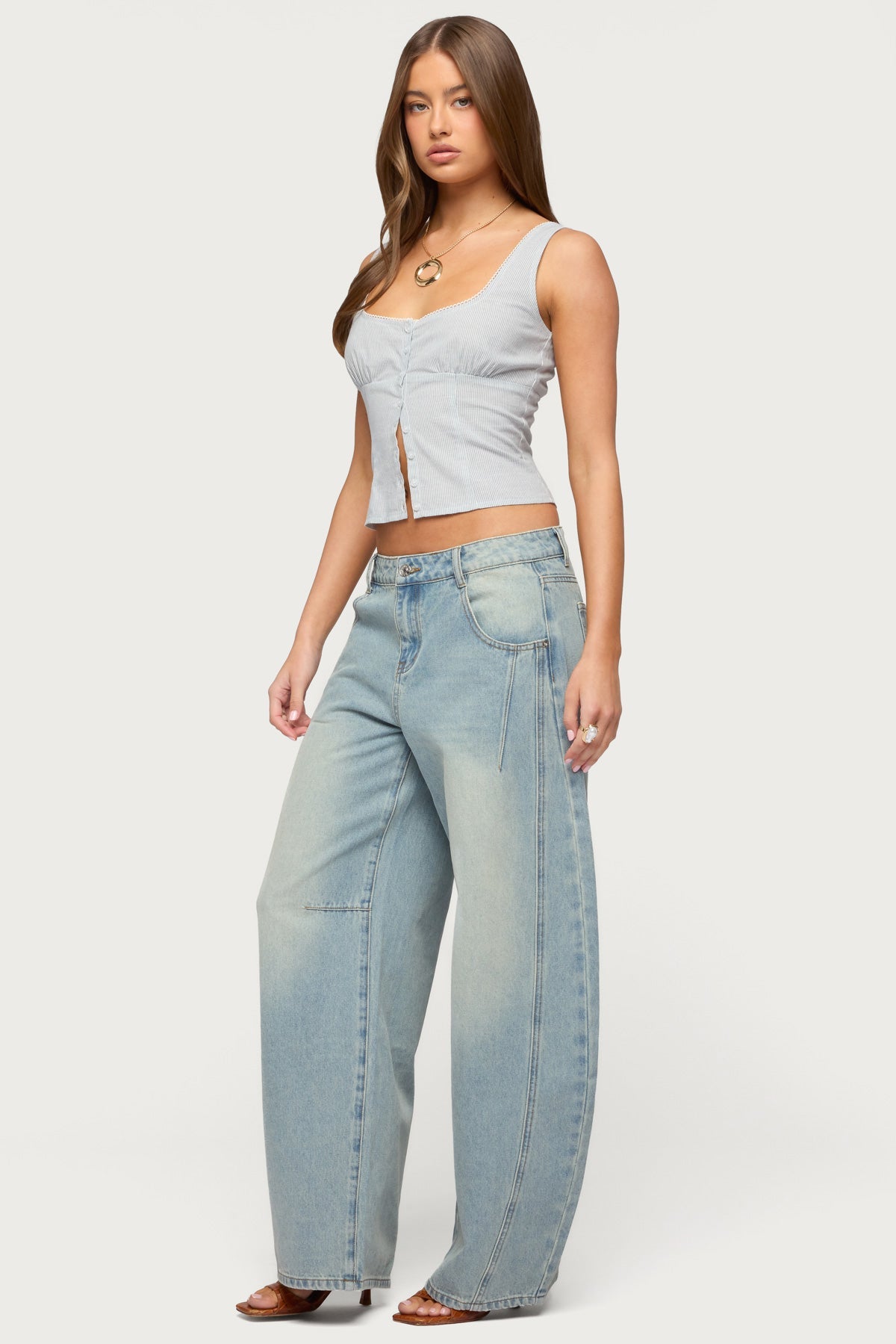 Ilara Low Rise Barel Jeans