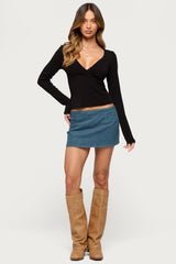 Doron V Neck Long Sleeve Top