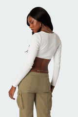 Romance Ribbed Crop Top