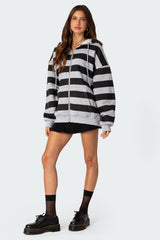 Maritza Oversized Zip Up Hoodie