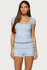 Iyara Textured Knit Top