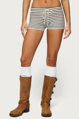 Lillian Striped Knit Shorts