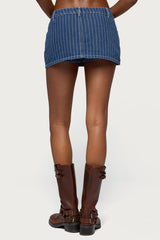 Camelia Denim Mini Skort