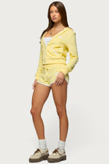 Madilyn Terry Cloth Zip Up Hoodie