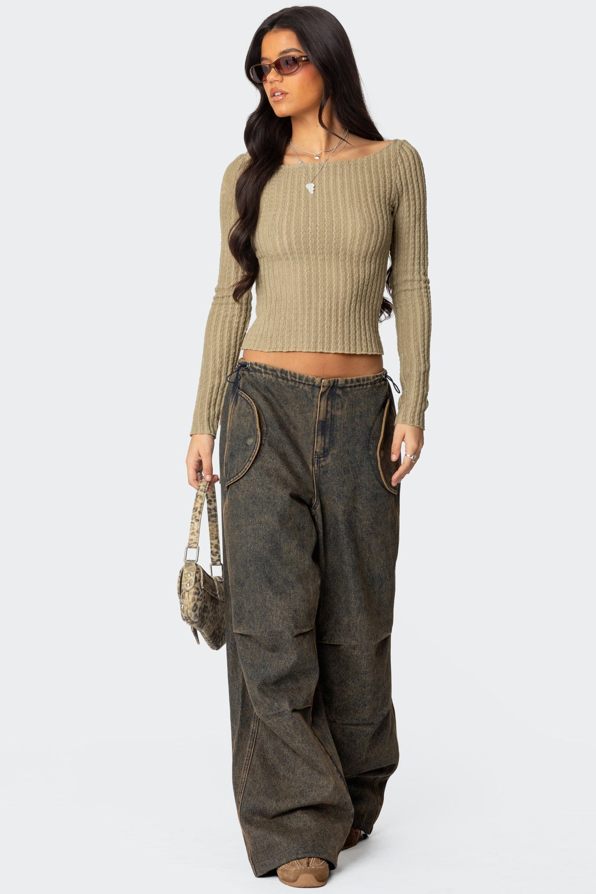 Regine Oversized Parachute Jeans