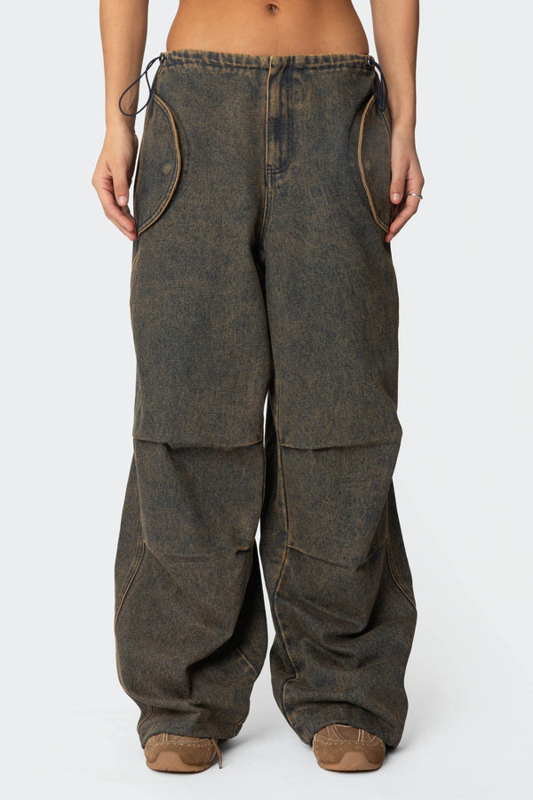 Regine Oversized Parachute Jeans