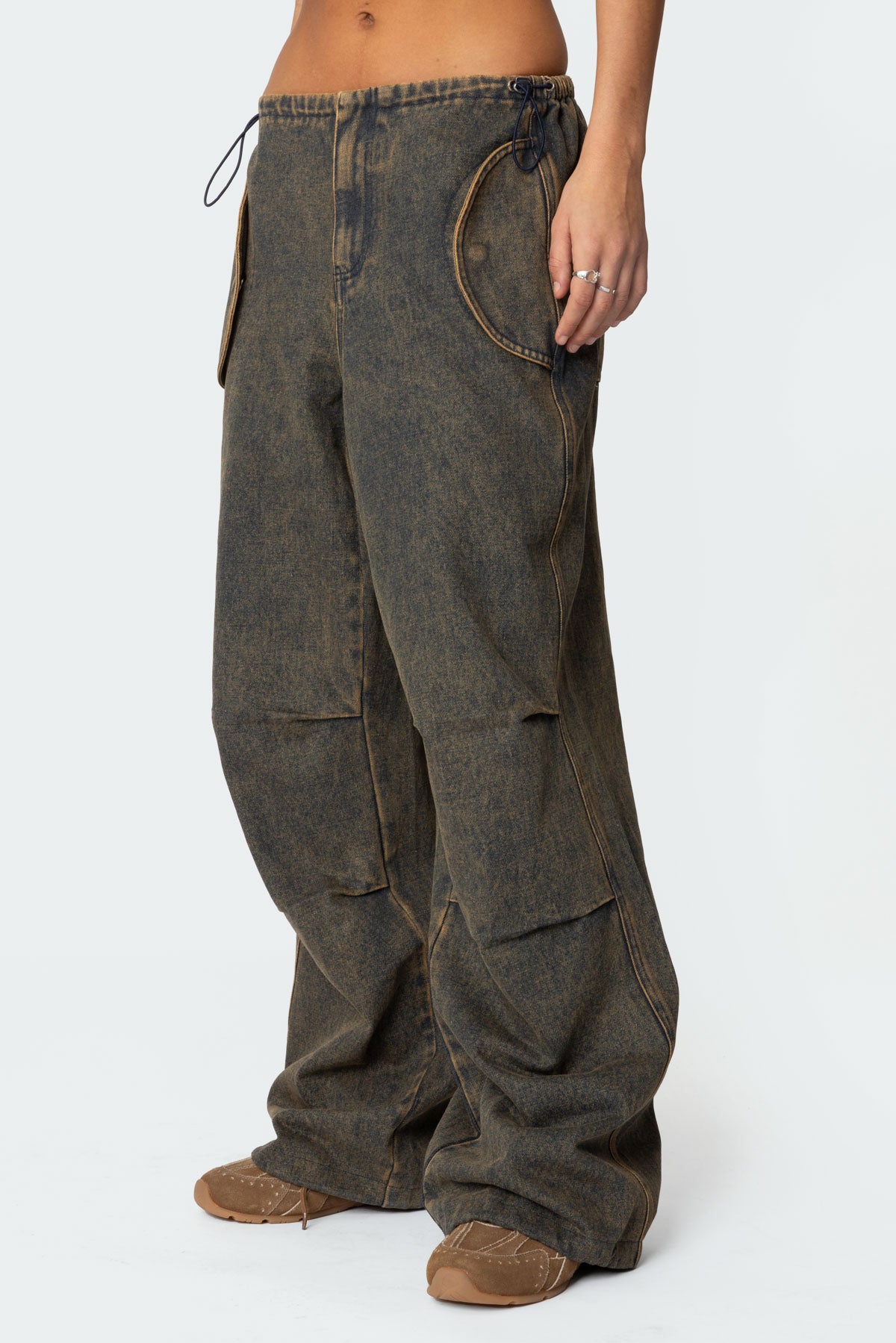 Regine Oversized Parachute Jeans