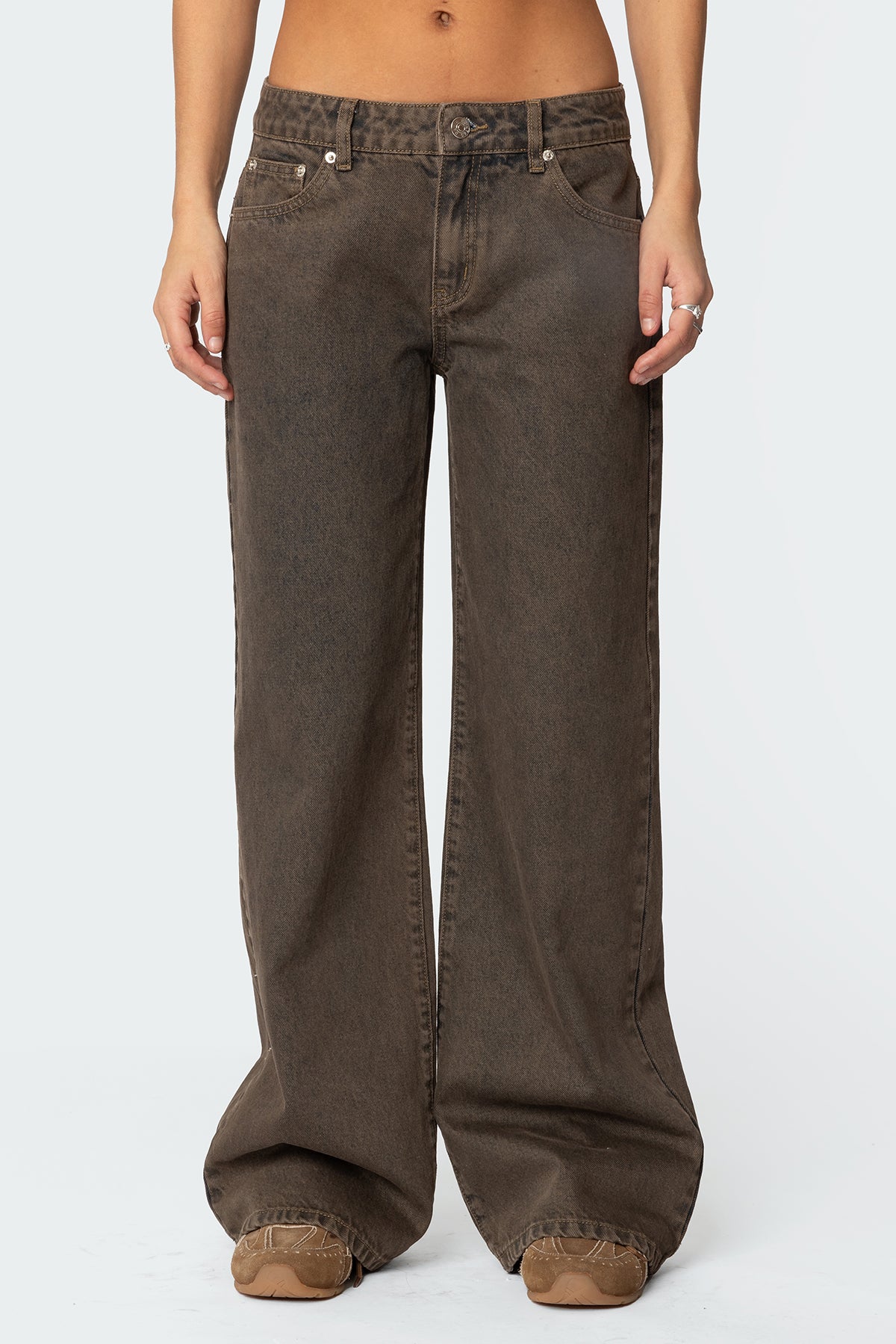 Zahra Mud Wash Low Rise Jeans