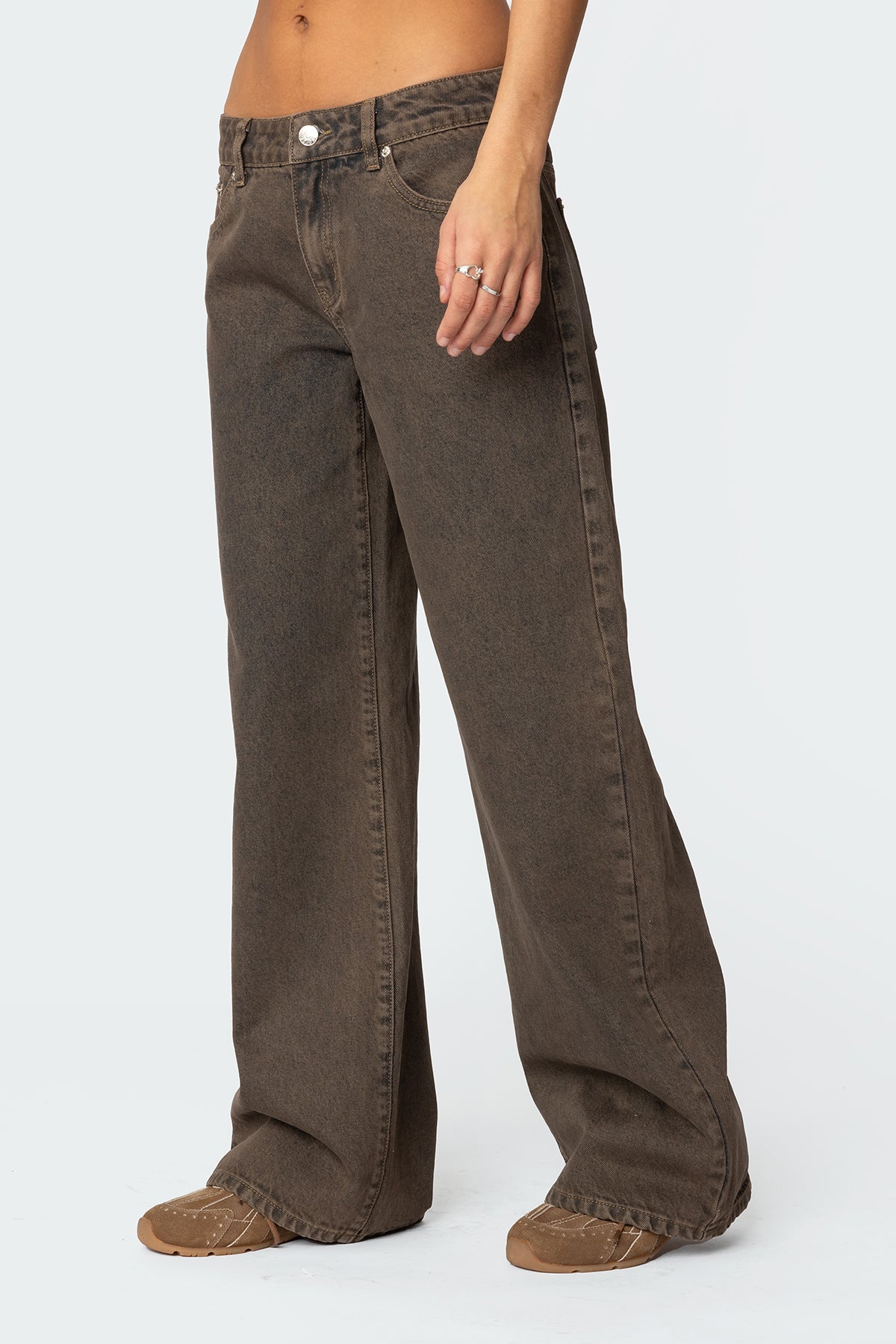 Zahra Mud Wash Low Rise Jeans