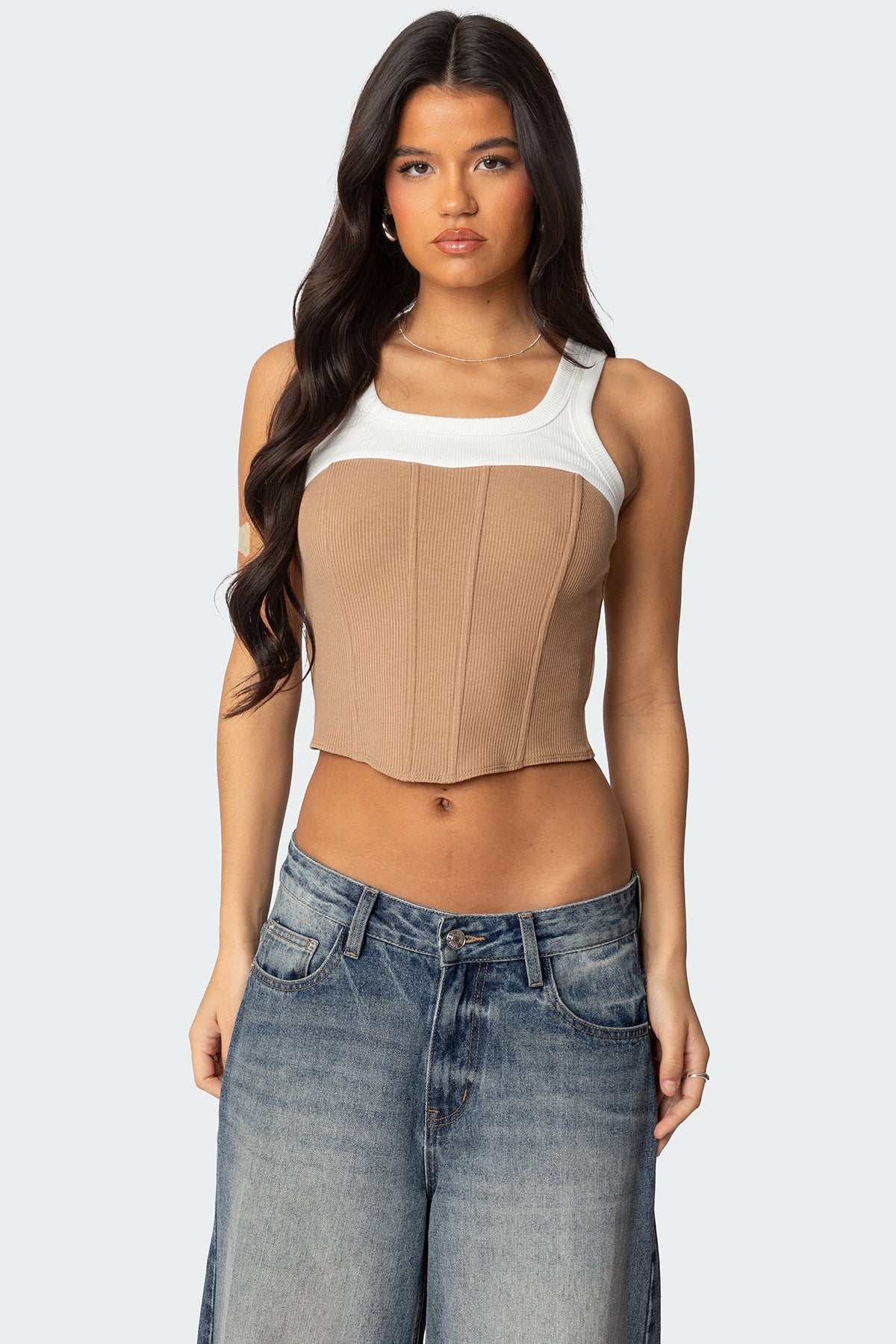 Ila Contrast Layered Corset