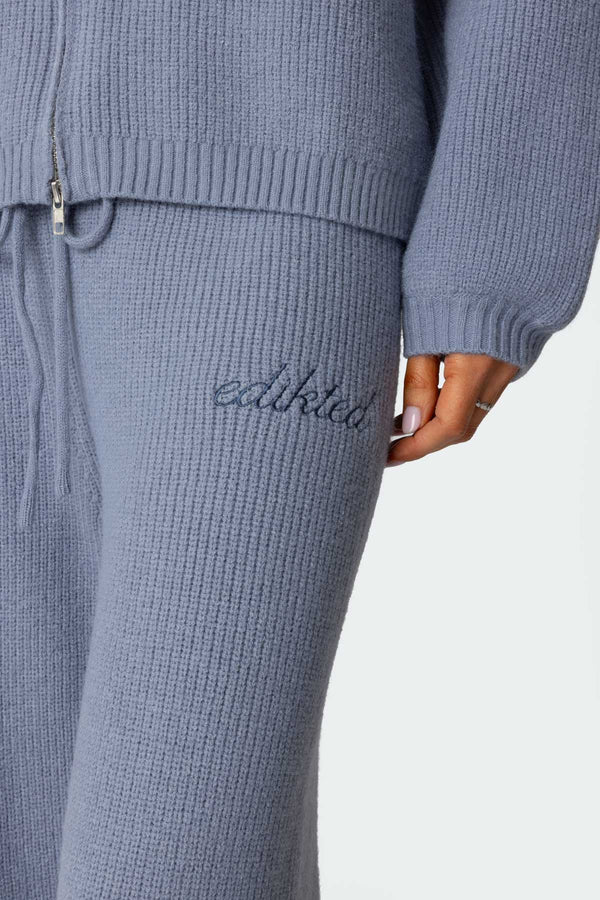 Kris Ribbed Knit Sweatpants