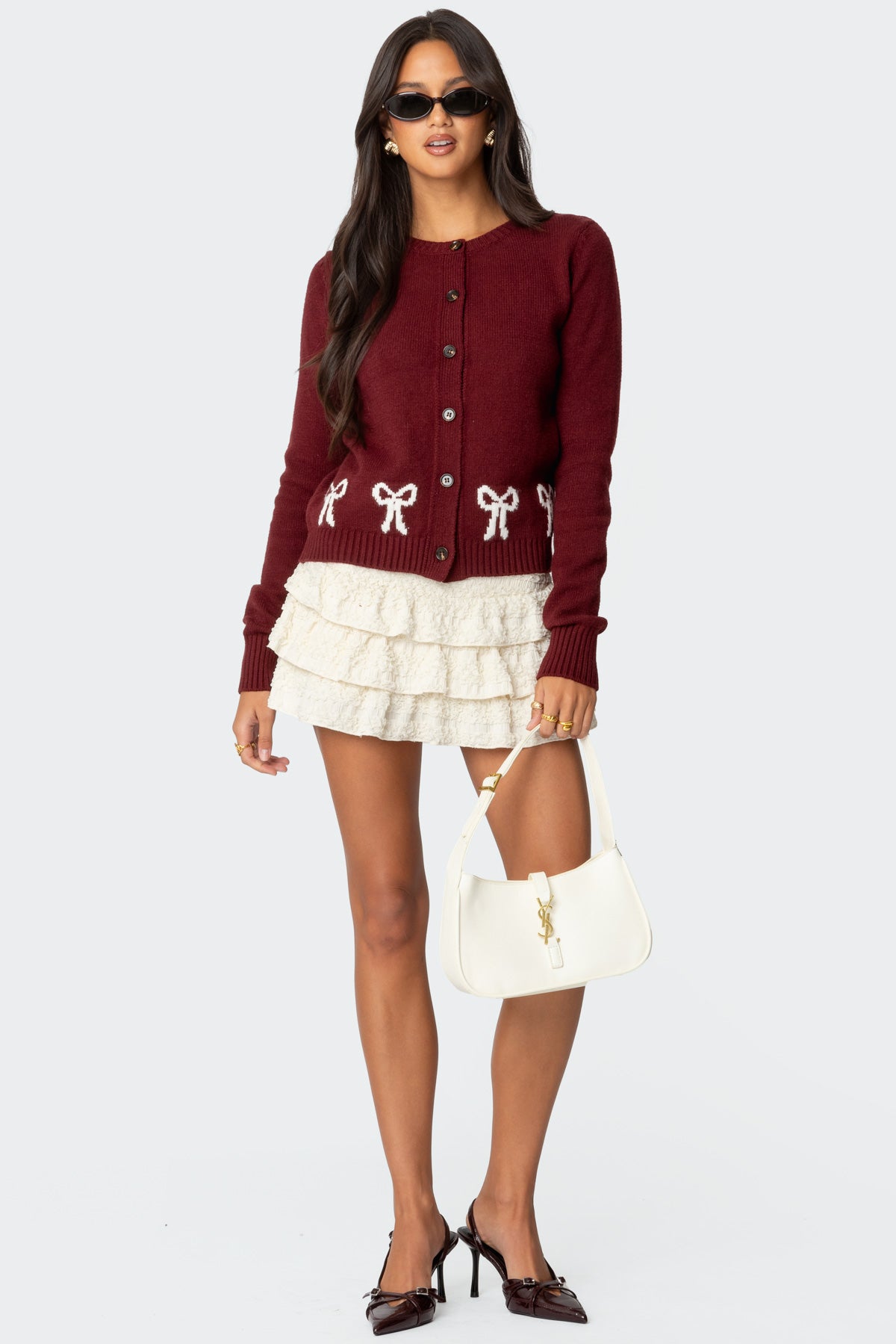 Rona Bow Knit Cardigan