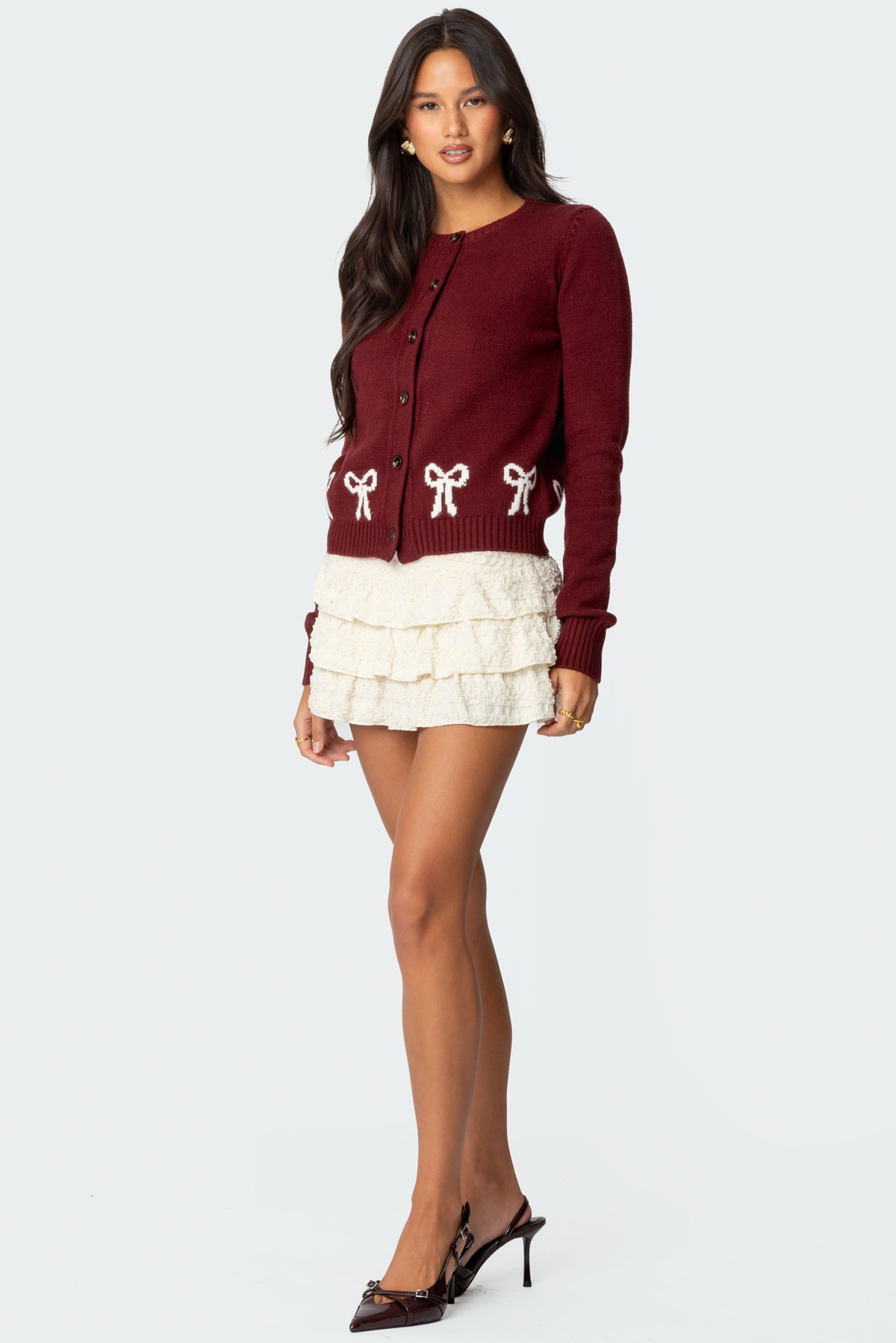 Rona Bow Knit Cardigan