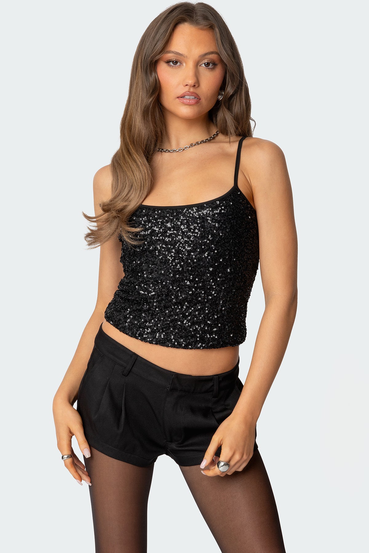 Celene Sequin Tank Top