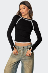 Edith Lacey Ribbed Top