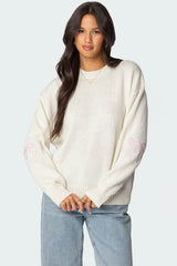 Rutie Bow Patch Sweater