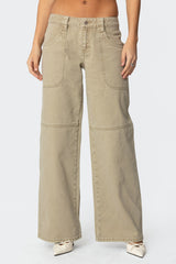 Morgan Low Rise Carpenter Jeans