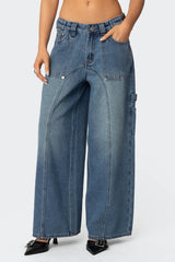 Tal Baggy Low Rise Carpenter Jeans