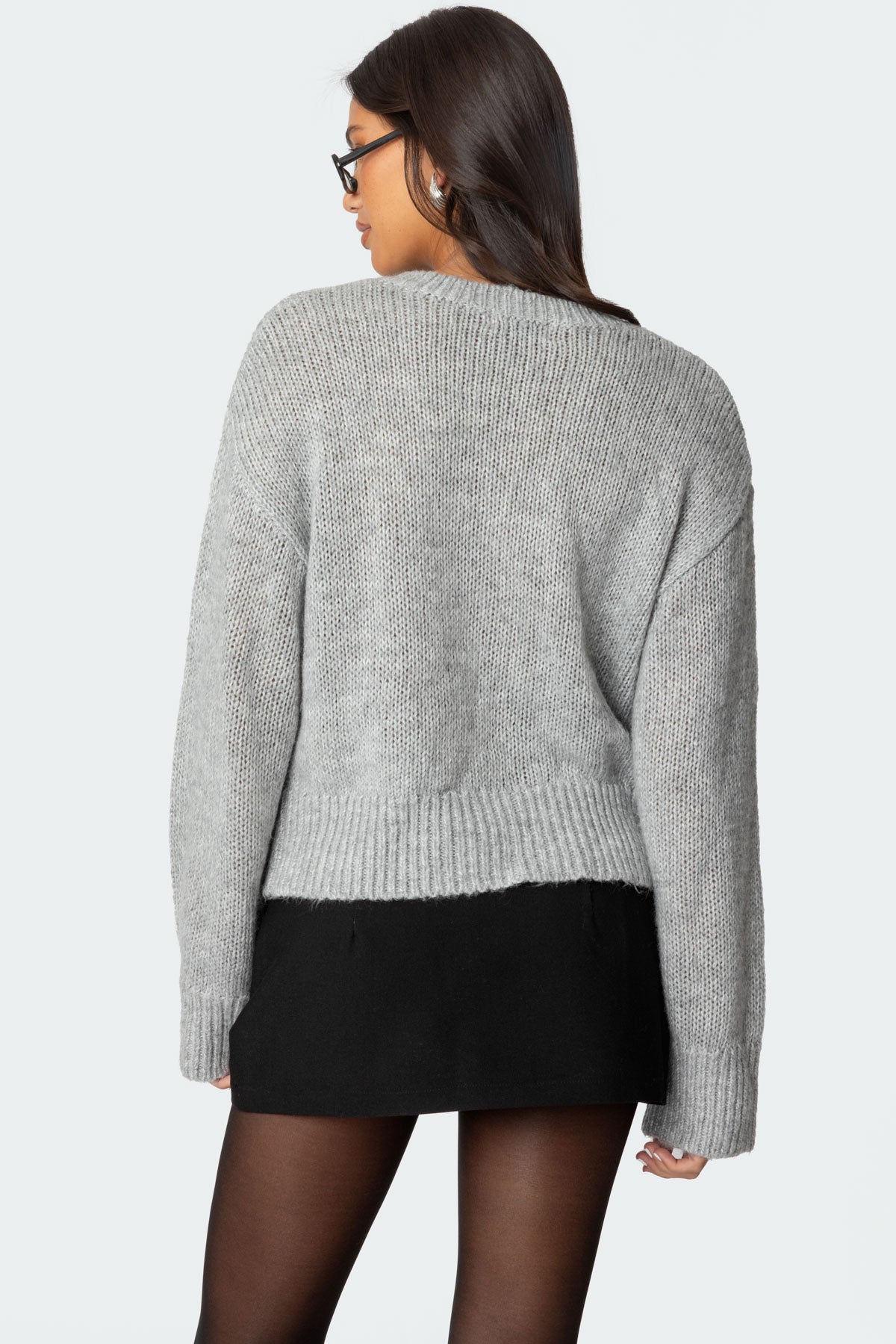 Freida Fuzzy Knit Cardigan