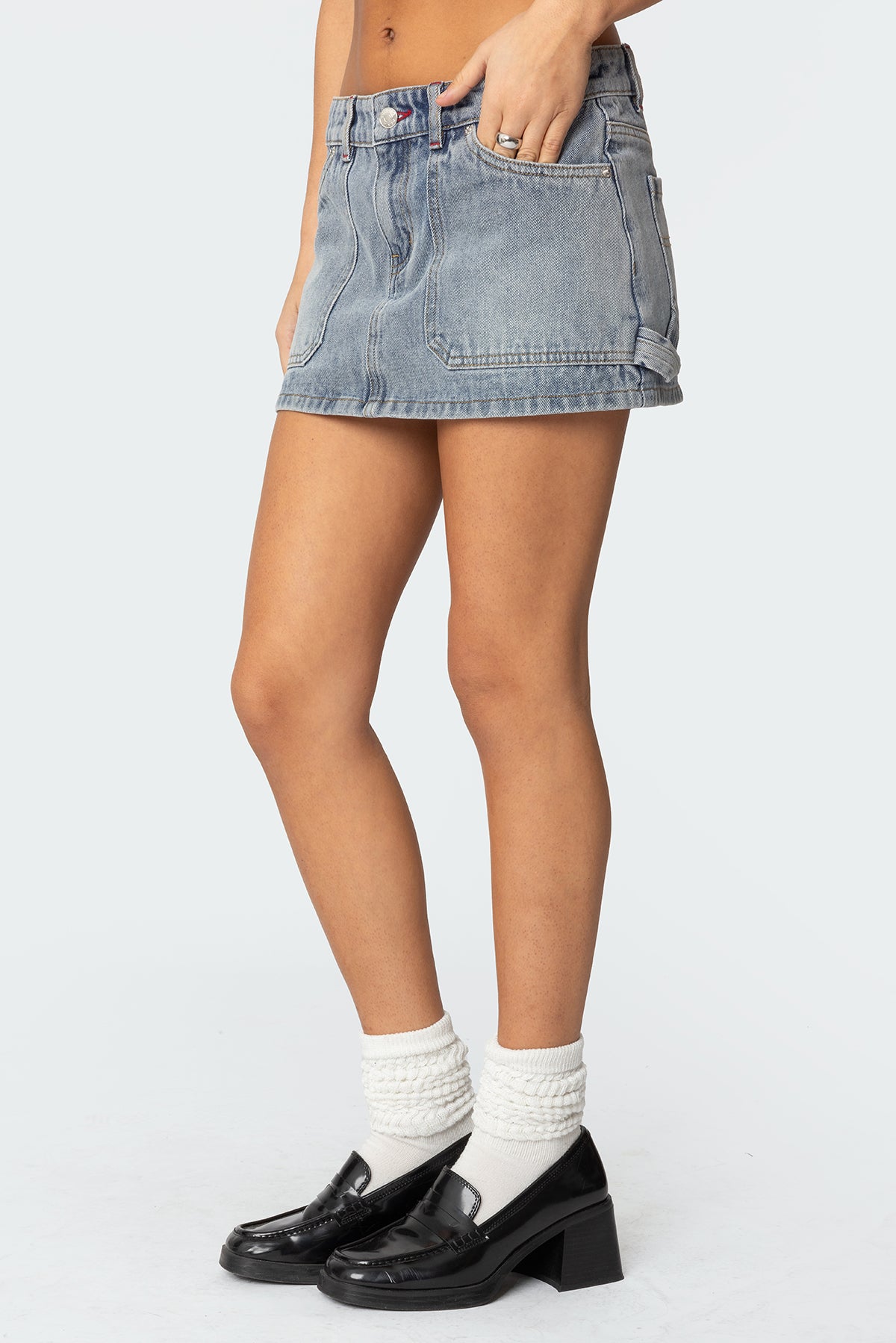 Gigi Carpenter Denim Mini Skirt