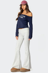 Aspen Ski Club Off Shoulder Top