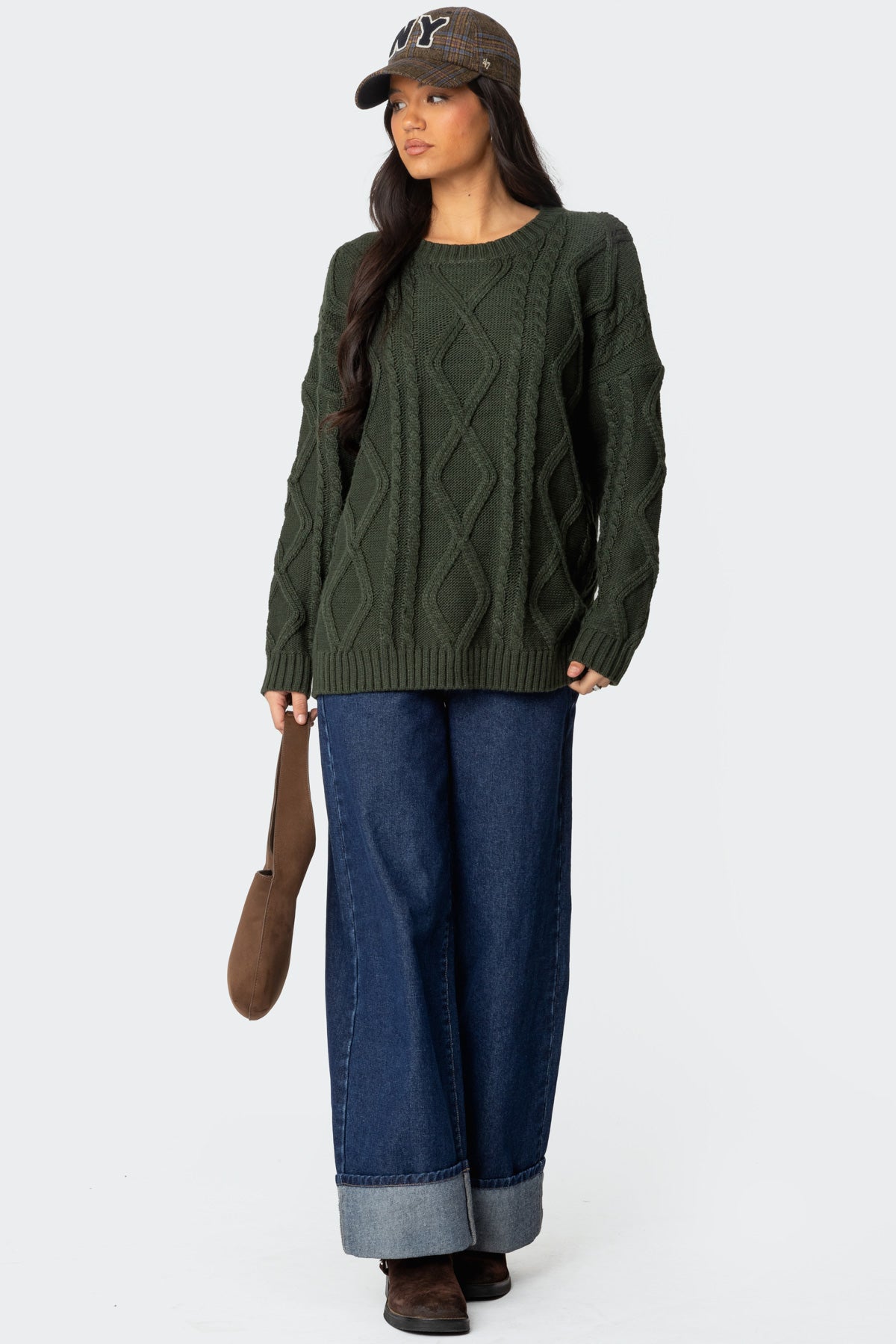 Kennedy Oversized Cable Knit Sweater